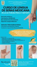 Curso de Lengua de Señas Mexicana en la Actividad Física y Deporte